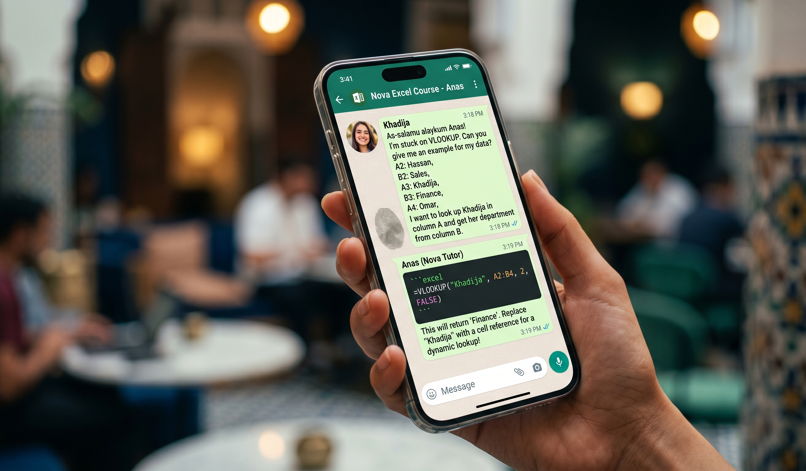 Accompagnement WhatsApp ExpertNova